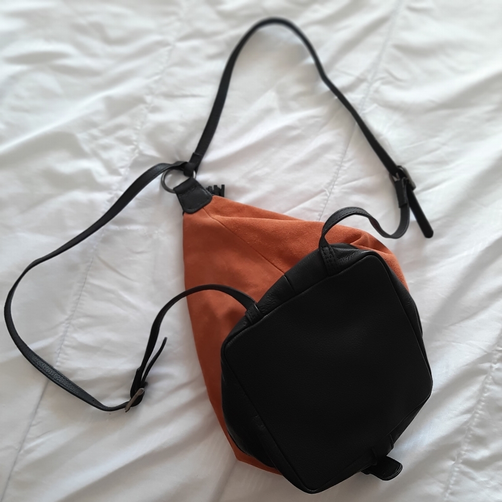 Free People Serena Suede Slouchy Backpack - Picture 2 of 11